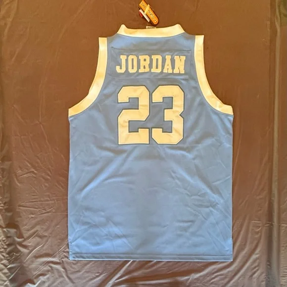 NWT Adidas/True School Authentic UNC 23 Michael Jordan Jersey MSRP $300 - Picture 2 of 13